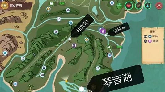 创造与魔法游戏全地图河流湖泊详细分布图及名字大全指南